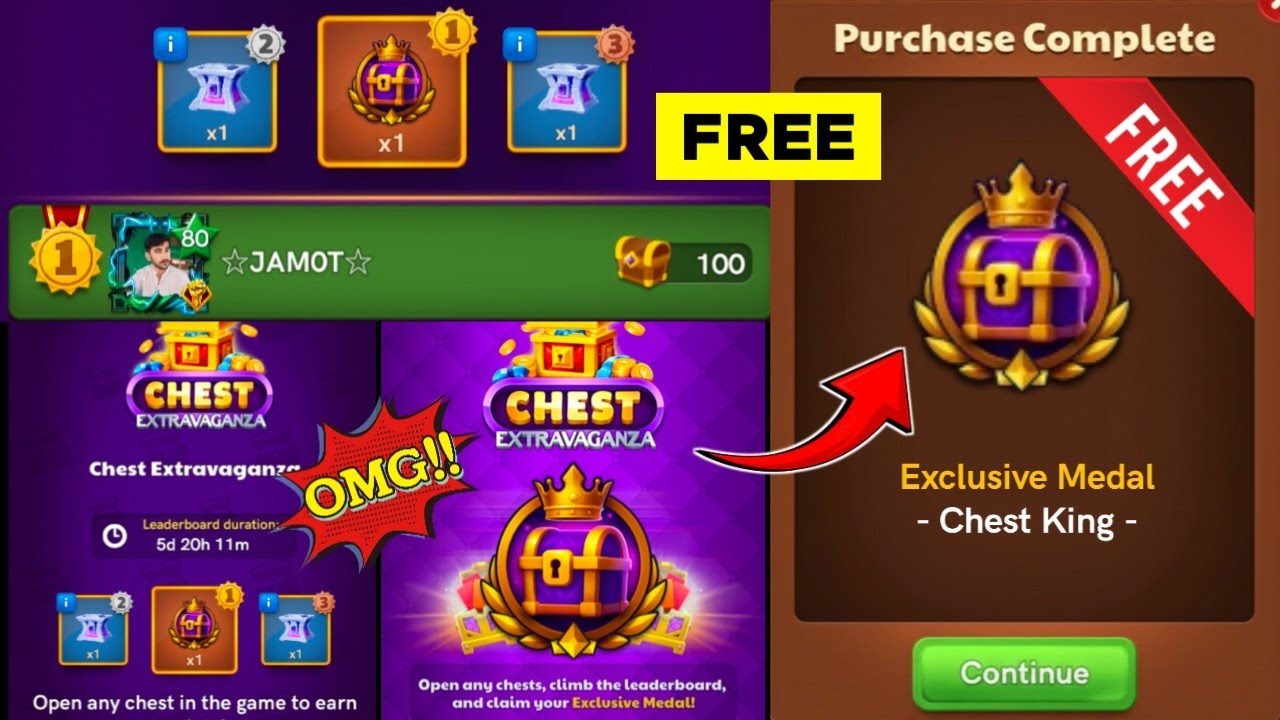 Carrom Pool New Exclusive Medal | How to Collect Full Details | Jamot Gaming 