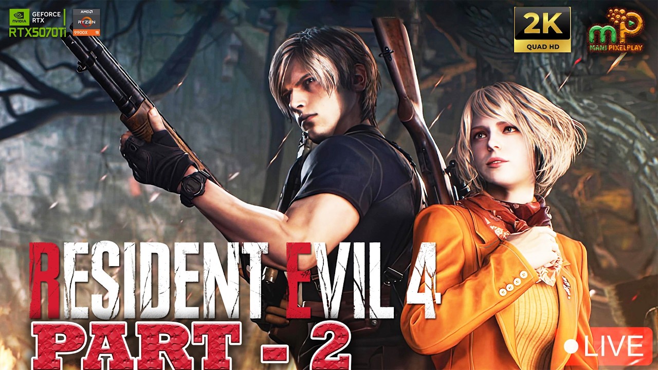 RESIDENT EVIL 4 REMAKE Gameplay  | Part 2 Live