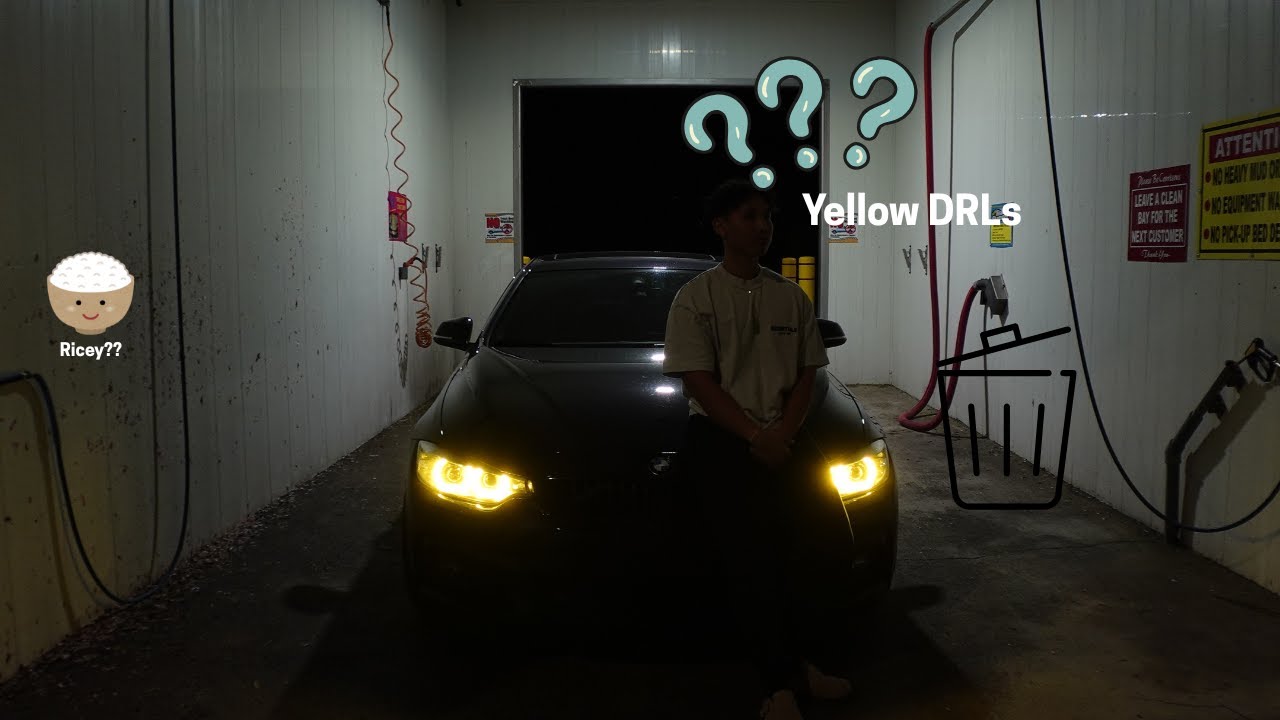 I INSTALLED YELLOW DRLS ON MY BMW F36 440I *MUST DO MOD DIY