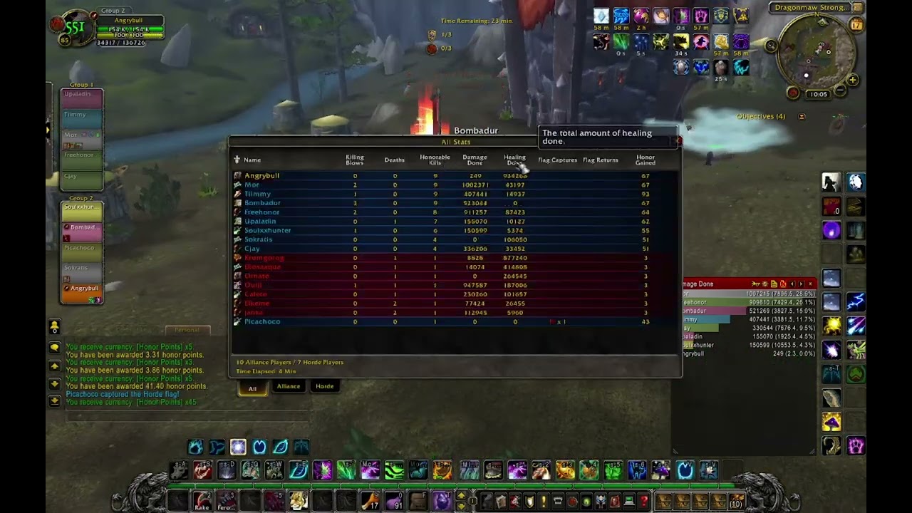 Restoration druid #43 battleground Cataclysm 4.3.4 (Whitemane)