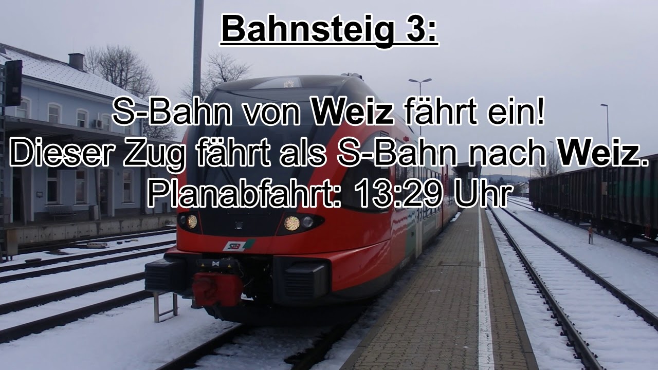 ÖBB Bahnhofsansagen Gleisdorf (Chris Lohner)