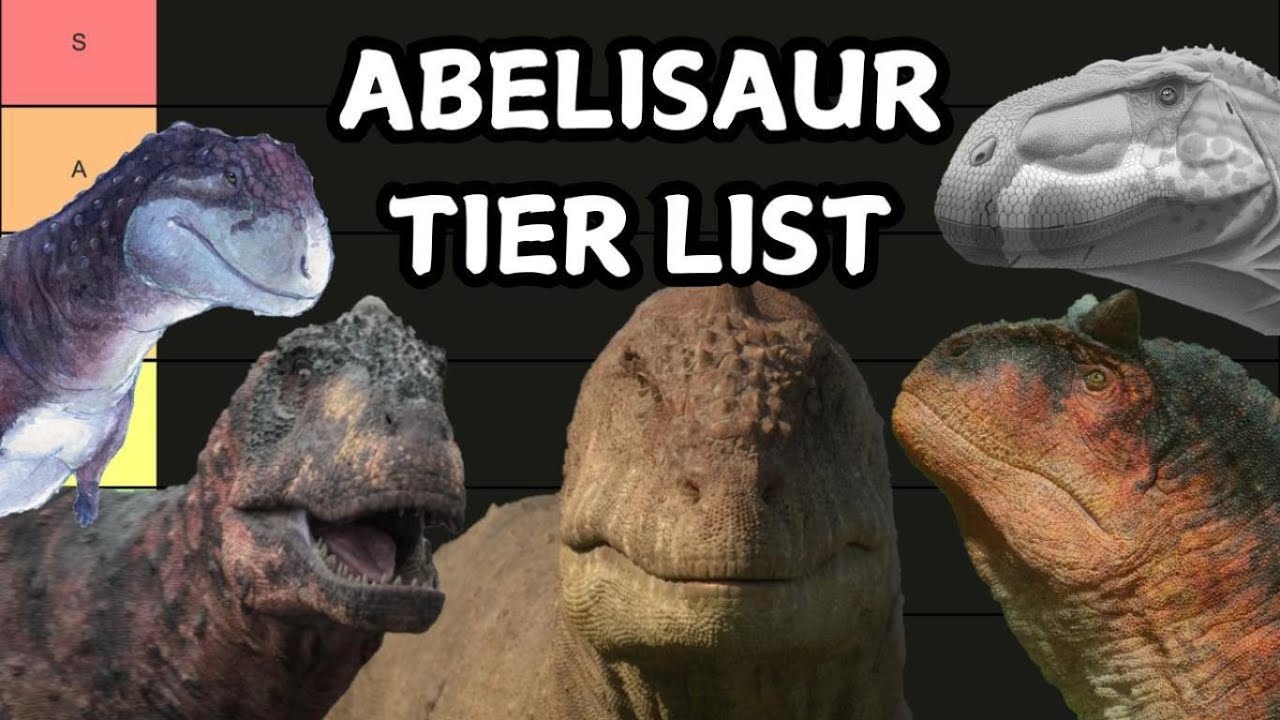 ABELISAUR RANKING (TIER LIST) #dinosaur #paleontology #tierlist #carnotaurus #majungasaurus