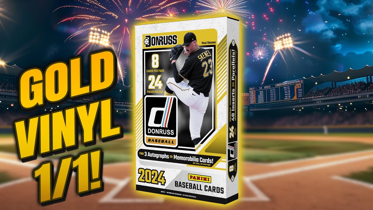 GOLD VINYL 1/1 AUTO!!! | 2024 Panini Donruss Baseball Hobby Box Review