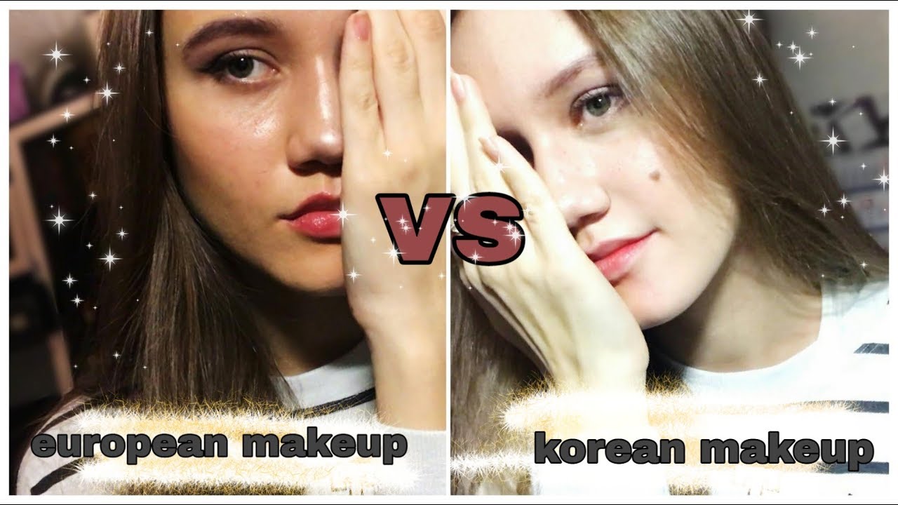 european vs korean makeup | 유럽메이크업 vs 한국 메이크업