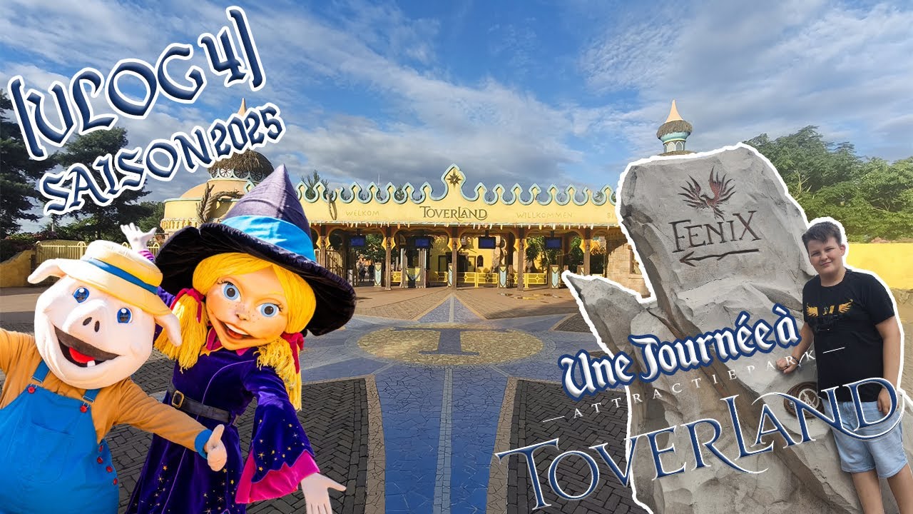 [Saison 2025 - Vlog 4] Une Journée à @AttractieparkToverland