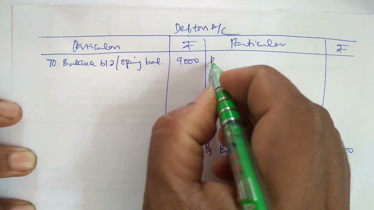 Total sales-#4 l 5 marks Problems l Debtors A/c l Single entry system l FA l B.Com l Yash Academy l