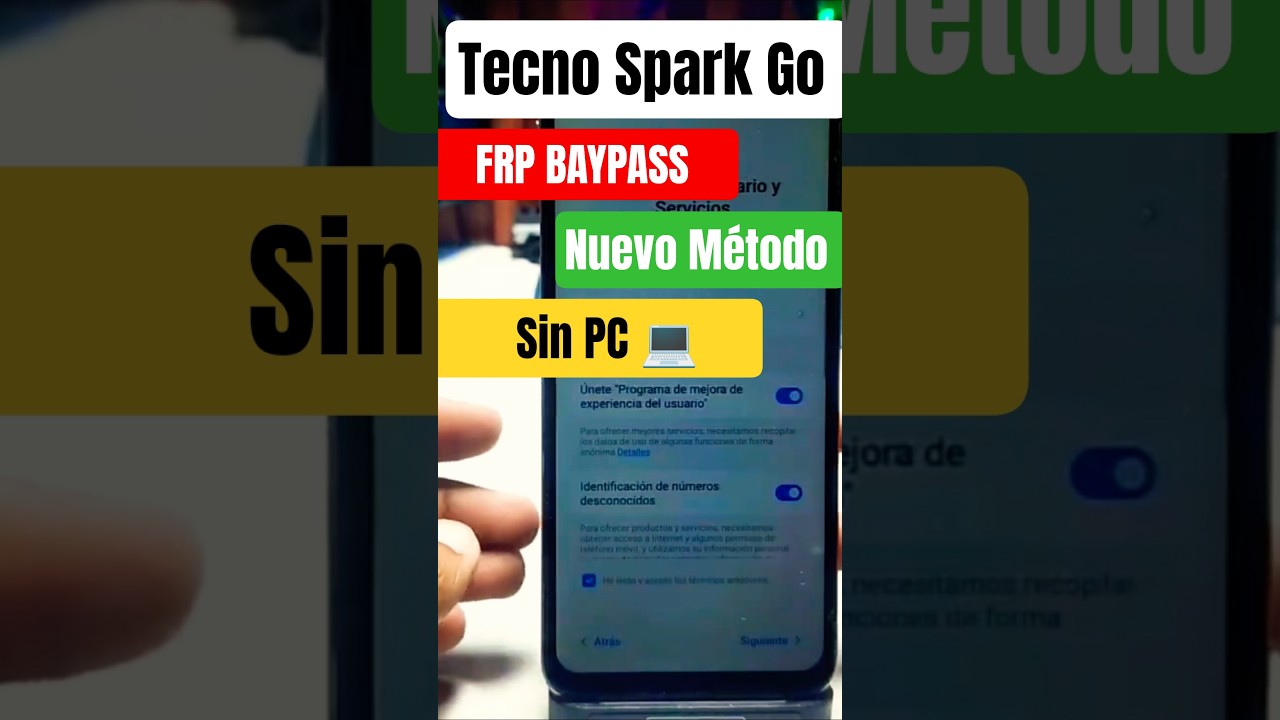 Tecno Spark frp baypass | Eliminar cuanta Google Android 13🔥 #frpbypass