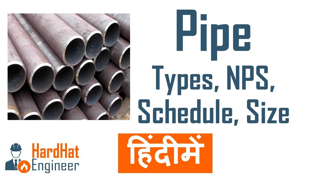 Types of Pipe used in Piping? हिंदी में - A Complete Guide