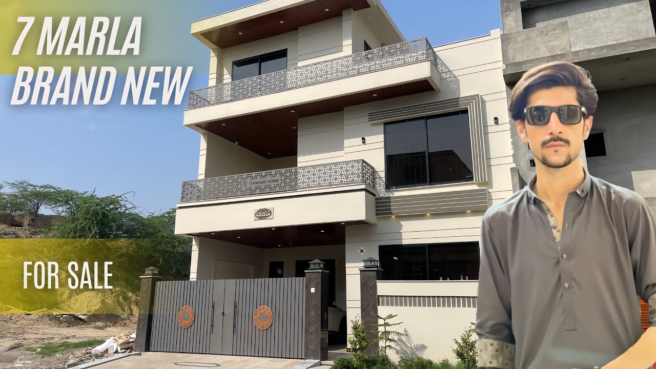 7 MARLA MAIN DOUBLE ROAD BACK SIDE HOUSE FOR SAlE B17 MULTI GARDEN | FA TRADER 7