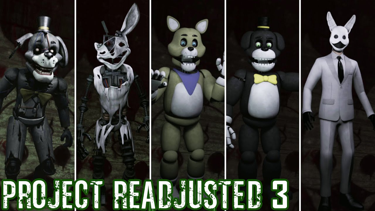 Project Readjusted 3 - Ending, All Jumpscares, Bonuses/Extras