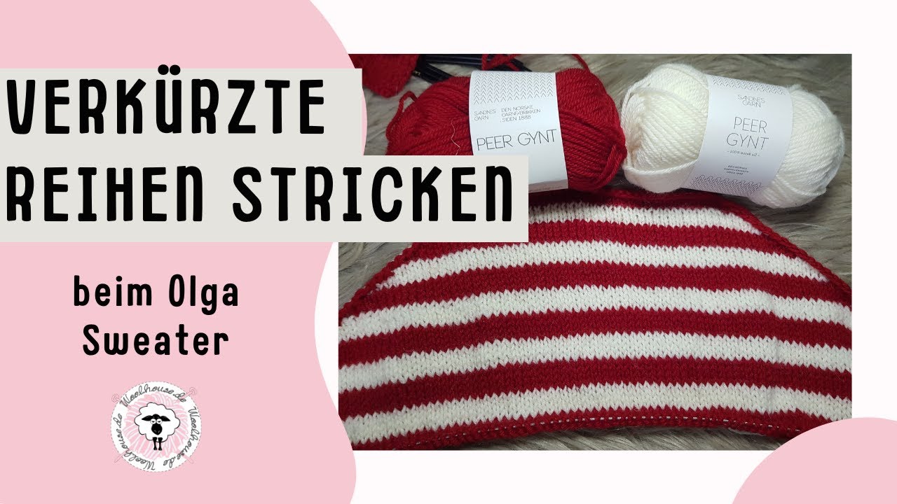 Olga Sweater / PetiteKnit /  verkürtze Reihen stricken / German Short Rows
