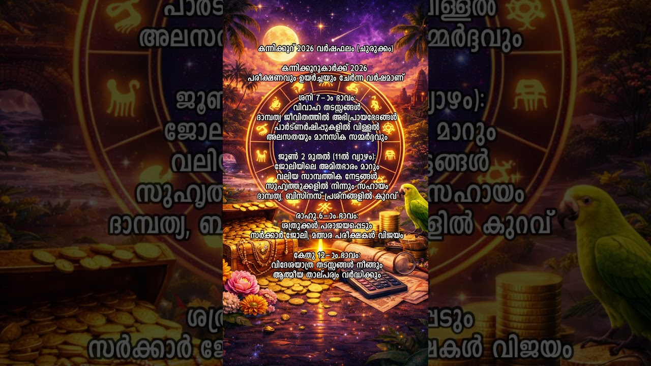 Kanni 2026 | Nakshatra Phalam 2026 