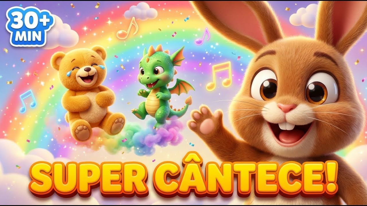 Cântece pentru Copii 🎵 Colaj 30+ Minute cu Cântece Amuzante și Jucăușe | Muzică pentru Grădiniță