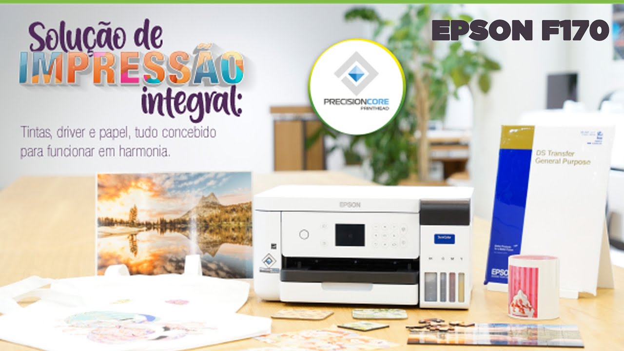 Impressora Sublimática Epson F170 - Apresentação e review - Vale a pena comprar?