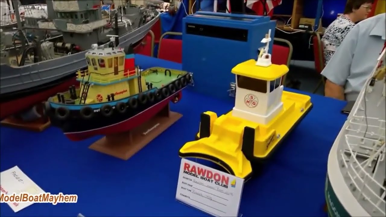 Model Boat Mayhem Video for RAWDON Model Boat Club at Peterborough 2018