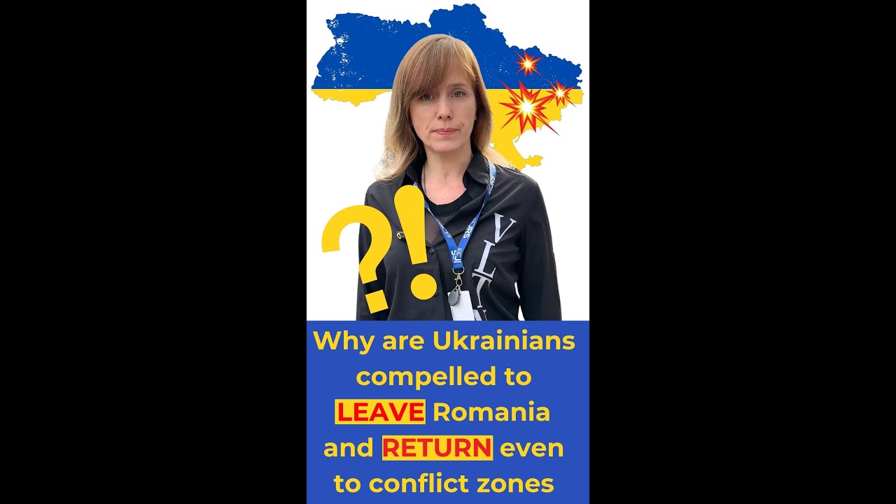 What leads Ukrainians to leave Romania and return to areas of conflict? 🤔