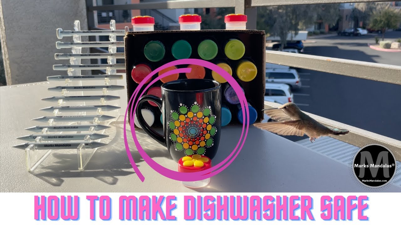 Part 3 of 3 How to Make a Hand Painted Coffee Mug Dishwasher Safe