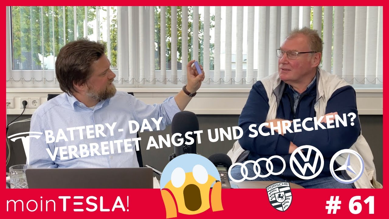Moin Tesla! #61 - Der Tesla Battery-Day - Angst und Schrecken bei VW, Mercedes, BMW & Co?