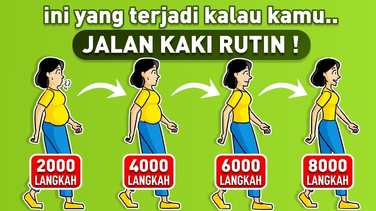 JALAN KAKI, CARA SEHAT MENURUNKAN BERAT BADAN CEPAT TANPA OLAHRAGA!