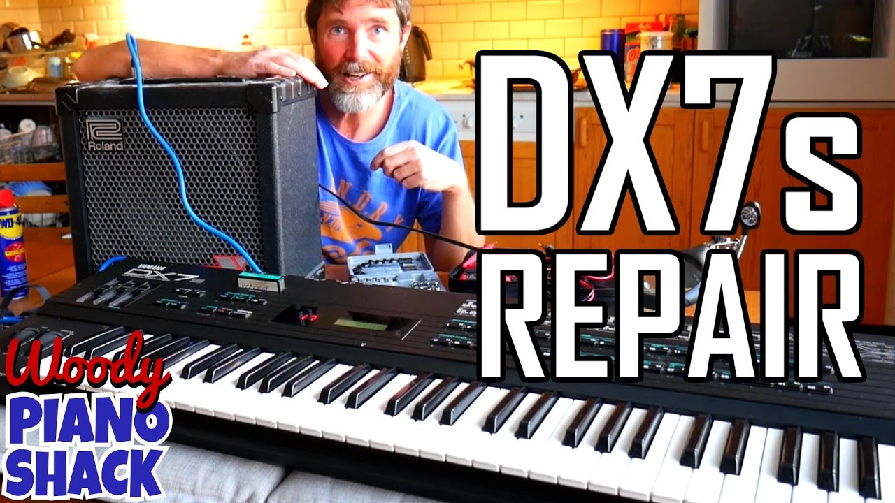 Yamaha DX7s repair | Replacement battery mod & broken pitch bend