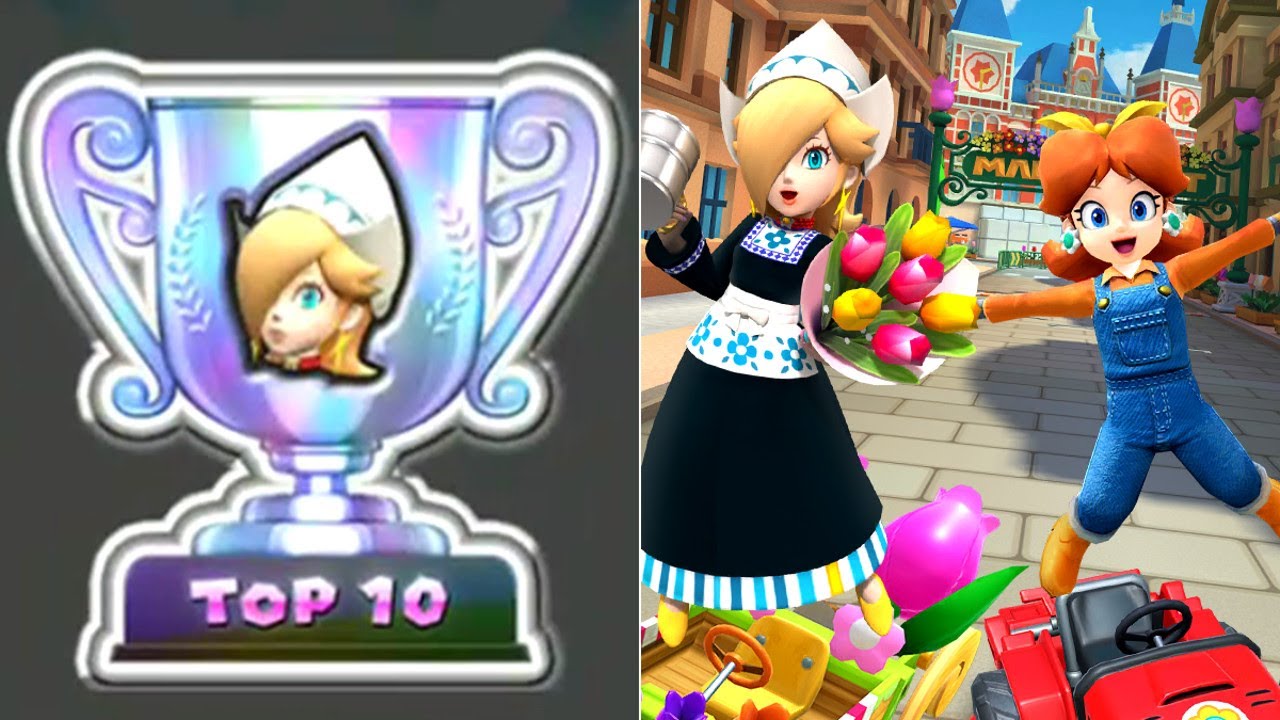 Mario Kart Tour - All-Cup Ranking Top 10 Badge + All Courses (Amsterdam Tour)