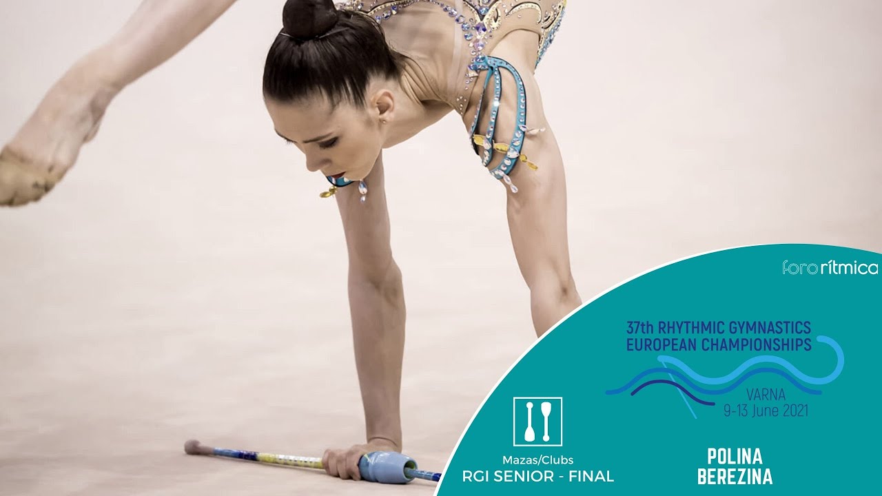 Polina Berezina (mazas / clubs) - Final Individual European Championship Varna 2021