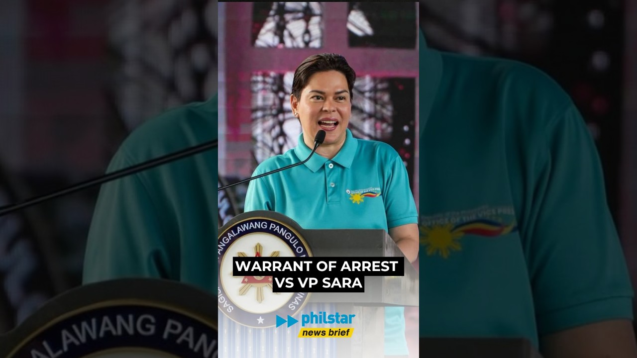 VP Sara Duterte, may warrant of arrest na kaugnay ng grave threats case