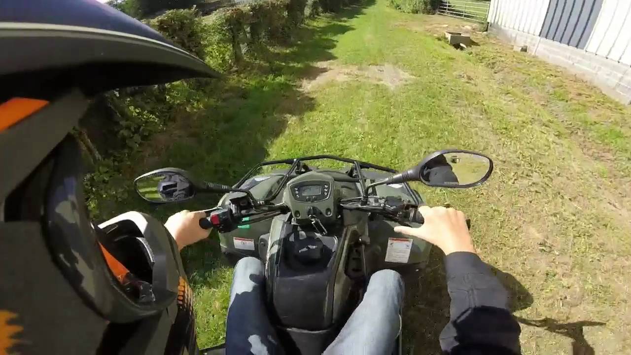 Balade en quad Kymco mxu 50cc GOPRO]
