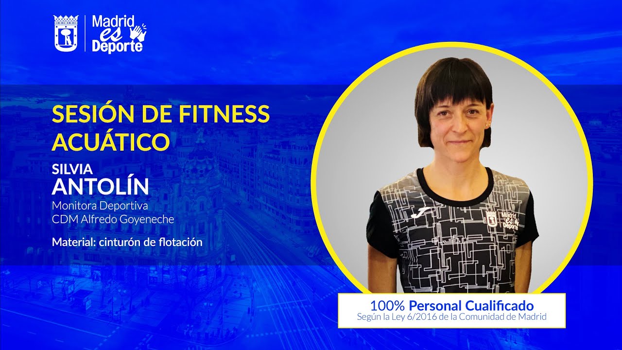 Sesión FITNESS ACUÁTICO - Madrid es Deporte