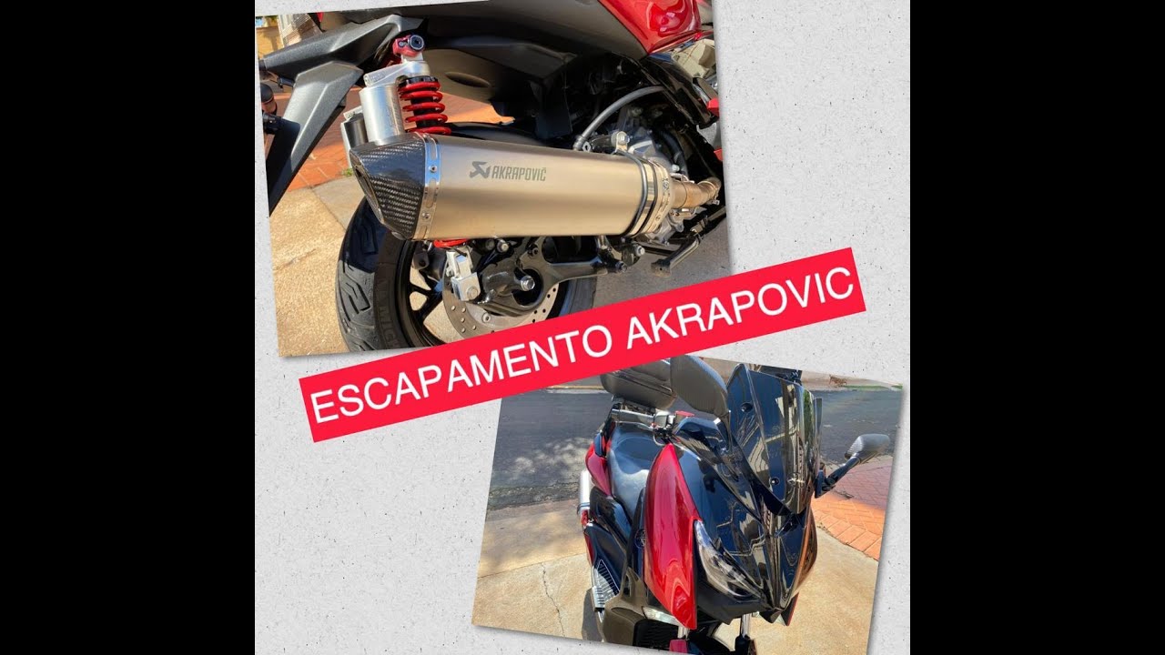 YAMAHA XMAX 250 - ESCAPAMENTO AKRAPOVIC