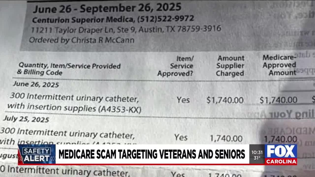Safety Alert: Medicare scam targeting veteran, seniors