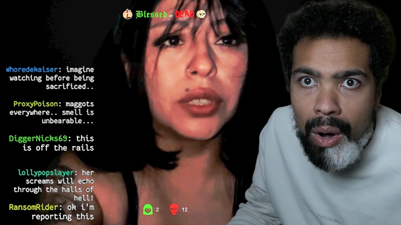 i finally beat this dark web horror game... BUT THE LIVESTREAM AT THE END OF IT IS THE SCARIEST PART