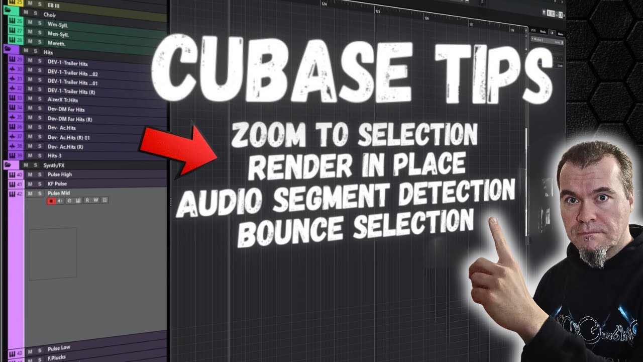Cubase Quick Tips: Zoom to Selection, Render in Place & More !