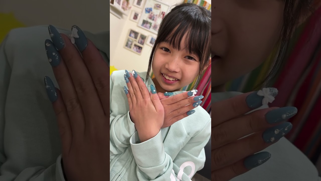 まりちゃんのNEWネイル💅　まりちゃんいずちゃんチャンネル　#shorts