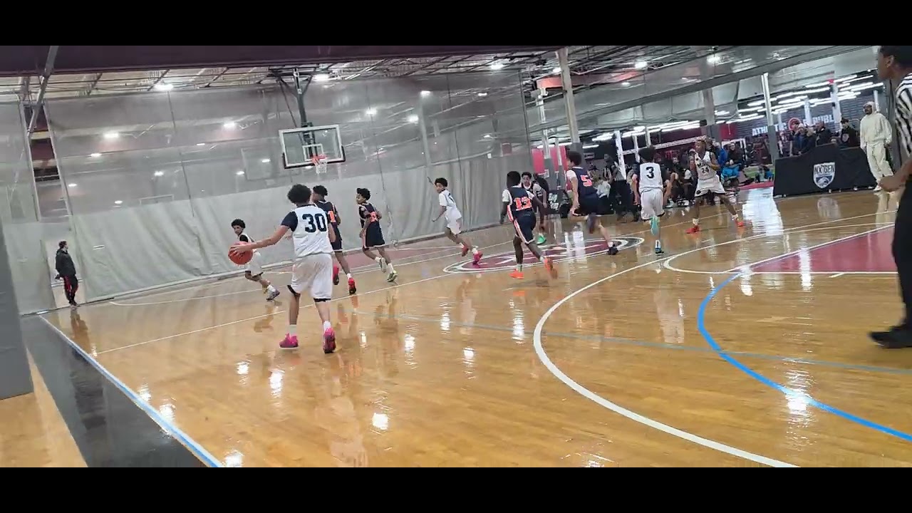 Battle Tested Regional team verse 7th grade shoreshots Nate Livesay number 0