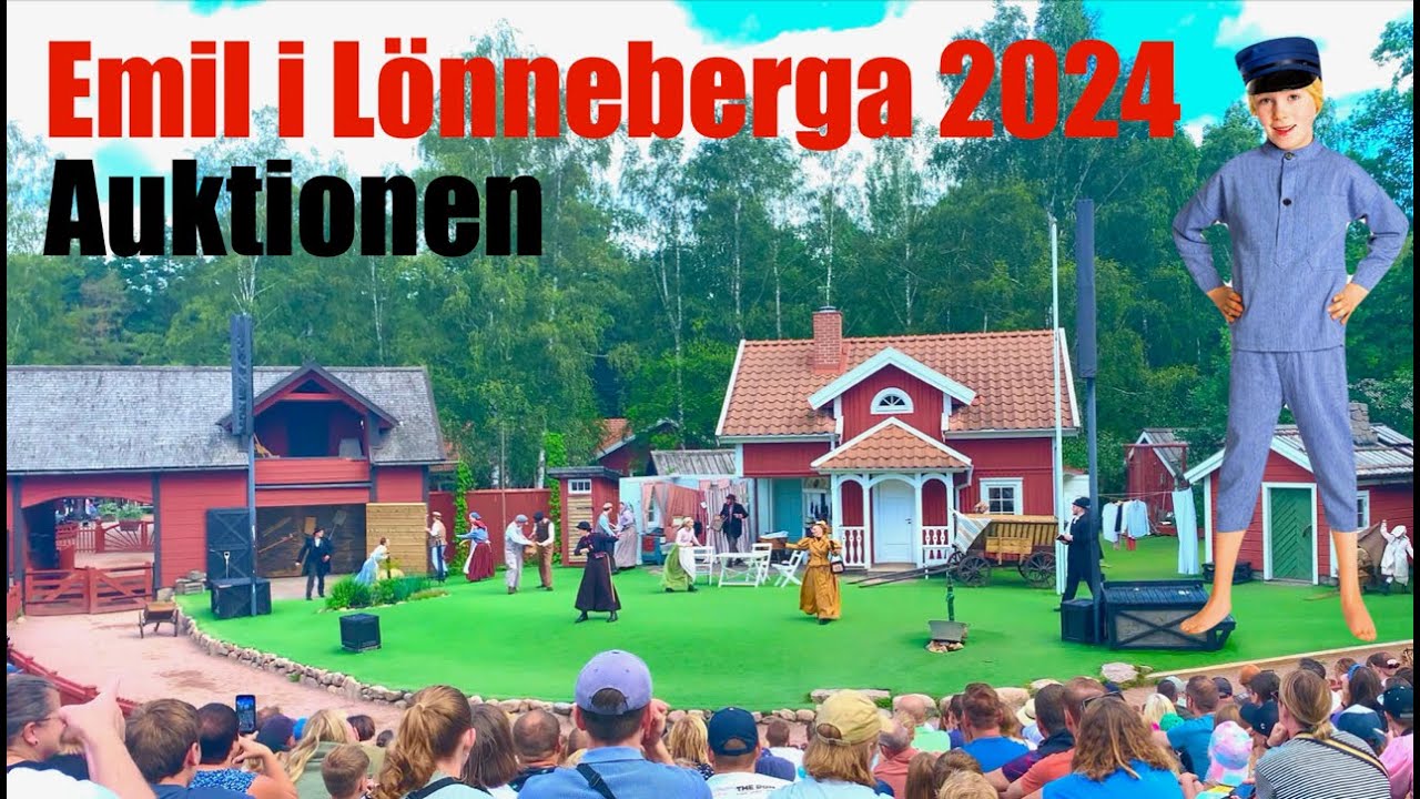 När Emil gjorde en del lyckade vanvettsaffärer på auktionen på Astrid Lindgrens Värld 2024