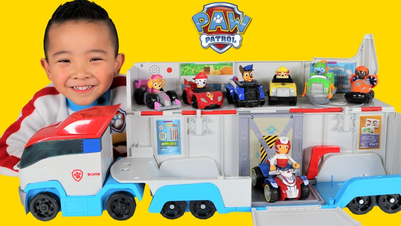 Calvin and the Paw Patroller Recue Truck CKN