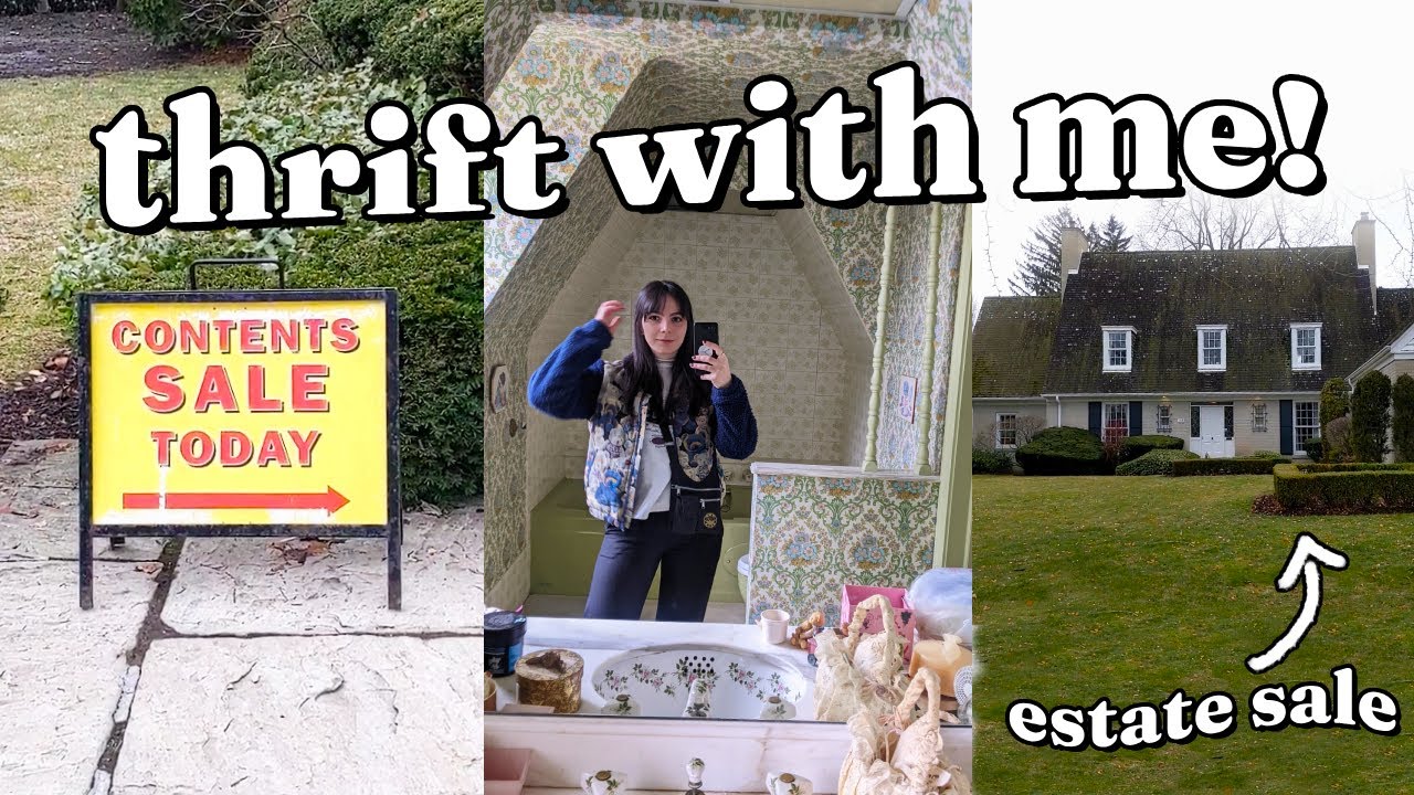 Thrift With Me at an Estate Sale in Toronto!!