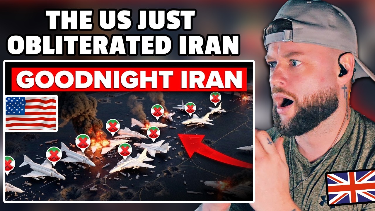 British Guy Reacts to US Just Did Something so OUT OF THIS WORLD… Iran’s Entire Air Force EVAPORATED