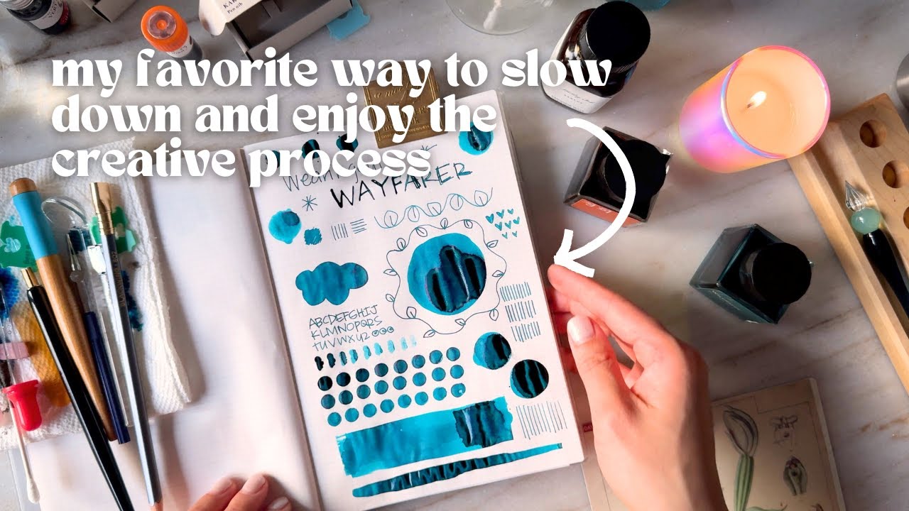 Что мне нравится в хобби — рисовании перьевыми ручками | Методы создания образцов чернил + @Littl...