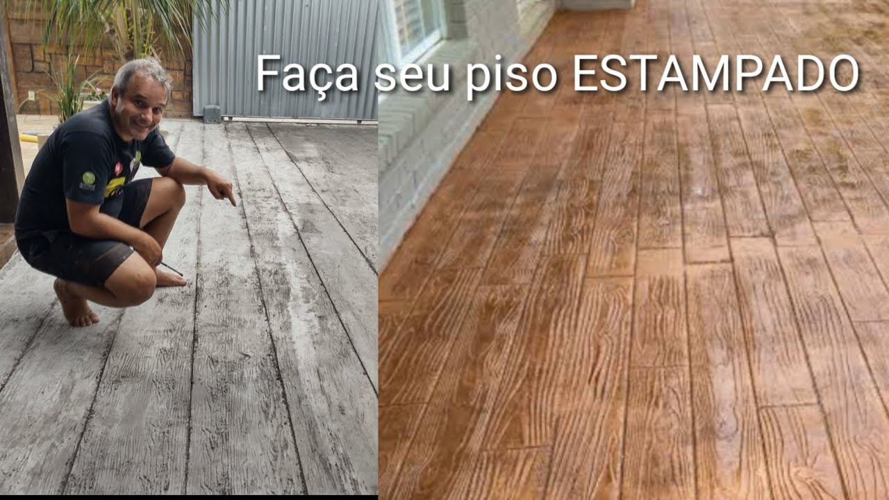 como fazer Efeito madeira com argamassa - efeito madeira no piso - efeito madeira na calçada -
