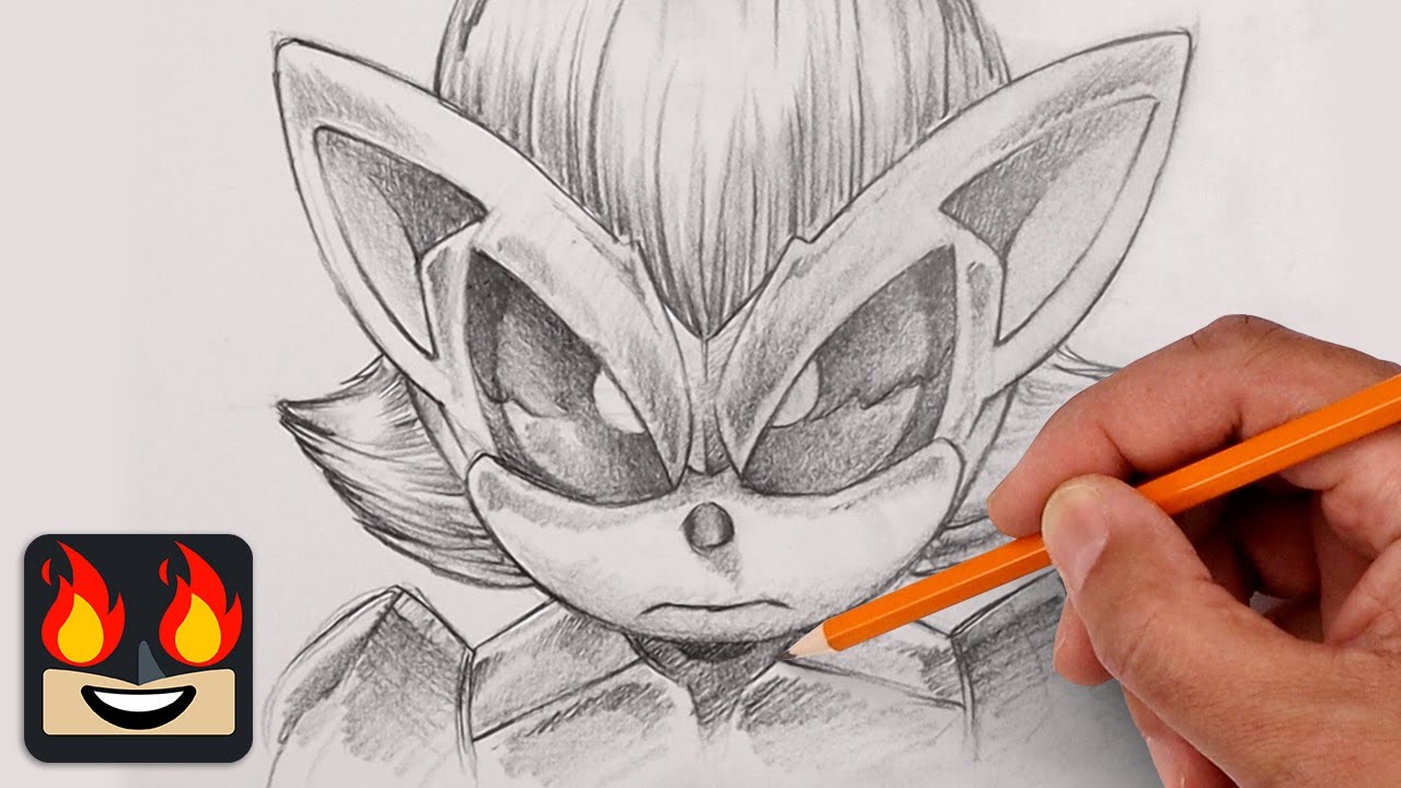 How To Draw Metal Sonic | Sketch Tutorial