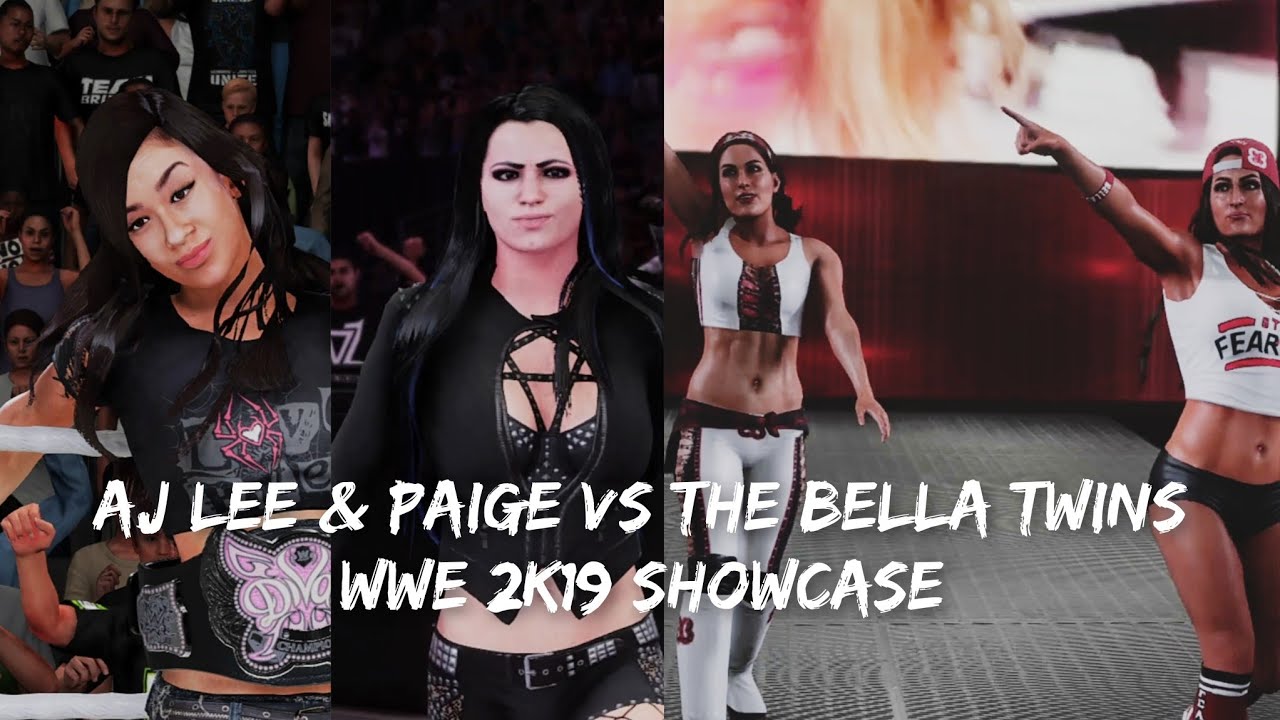 AJ Lee & Paige vs The Bella Twins | WWE 2K19 Showcase
