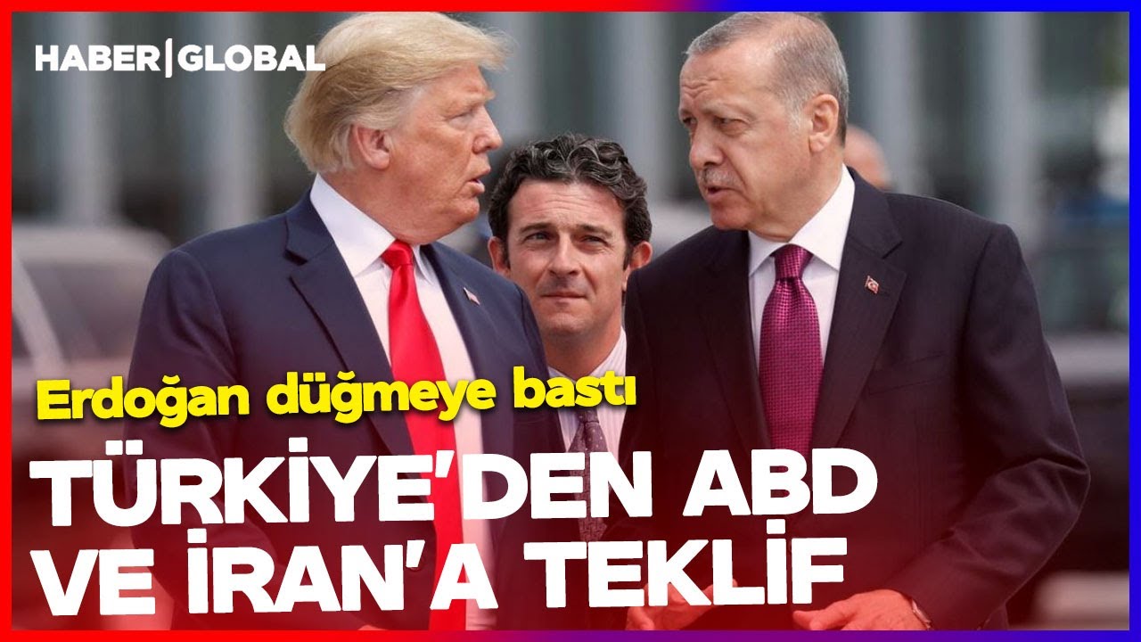 Türkiye'den ABD ve İran'a Teklif! Erdoğan Düğmeye Bastı
