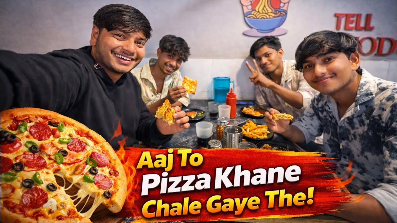 Itna Tasty Pizza 😱🍕 | Aaj Ka Vlog Full Masti ❤️🫶 #pizza #frends 