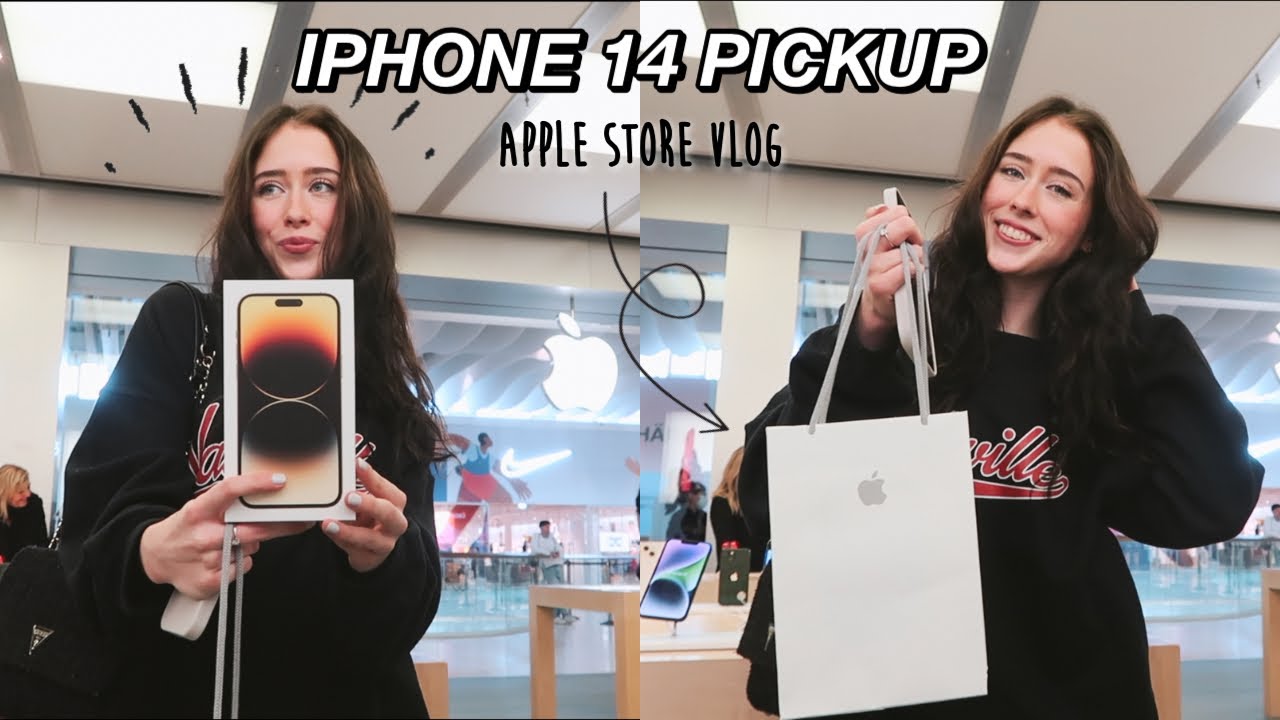Picking Up The New iPhone 14 Pro Max | Apple Store Vlog