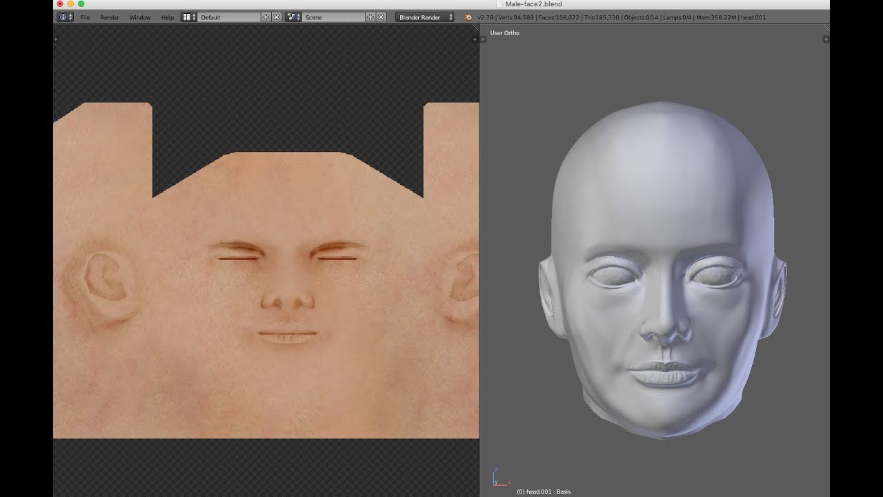 how to make skin detail in blender for sims part 1