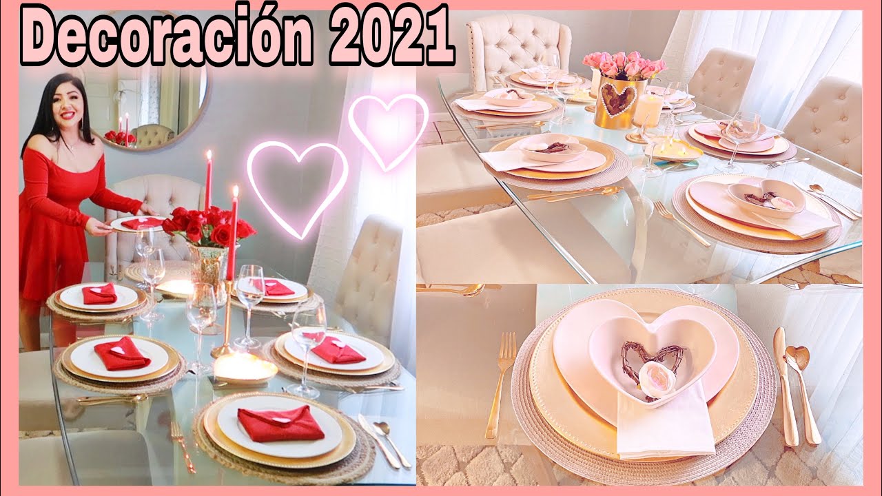 Decoración 2021 / Ideas Para Decorar Tu Comedor Para San Valentín