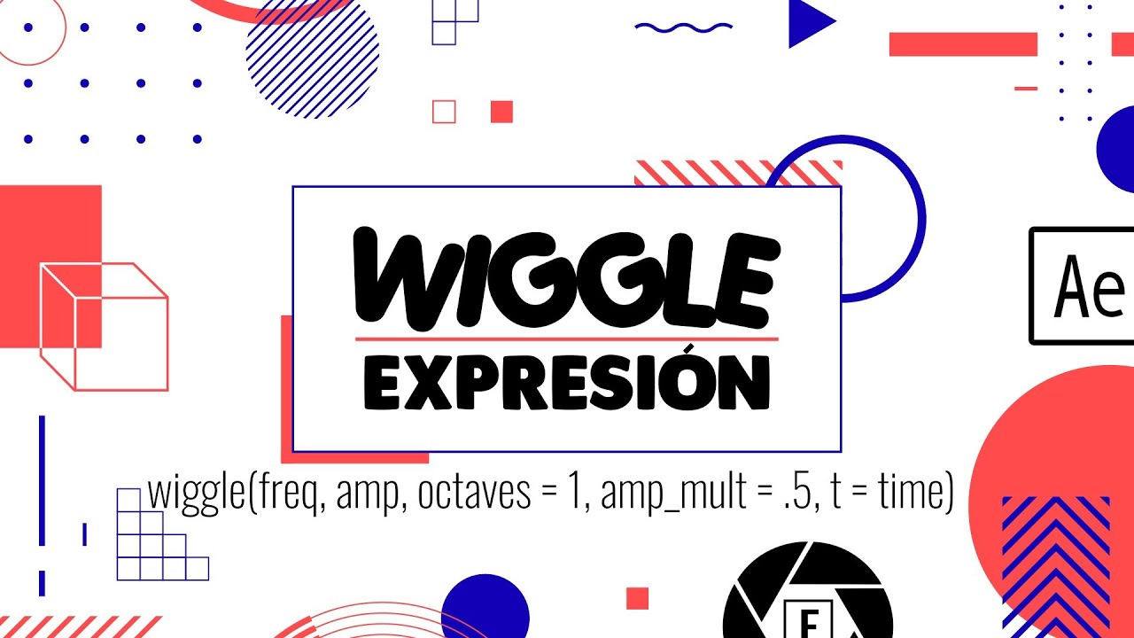 Todo sobre la expresión Wiggle en After Effects: Variables y aplicar temporalmente.