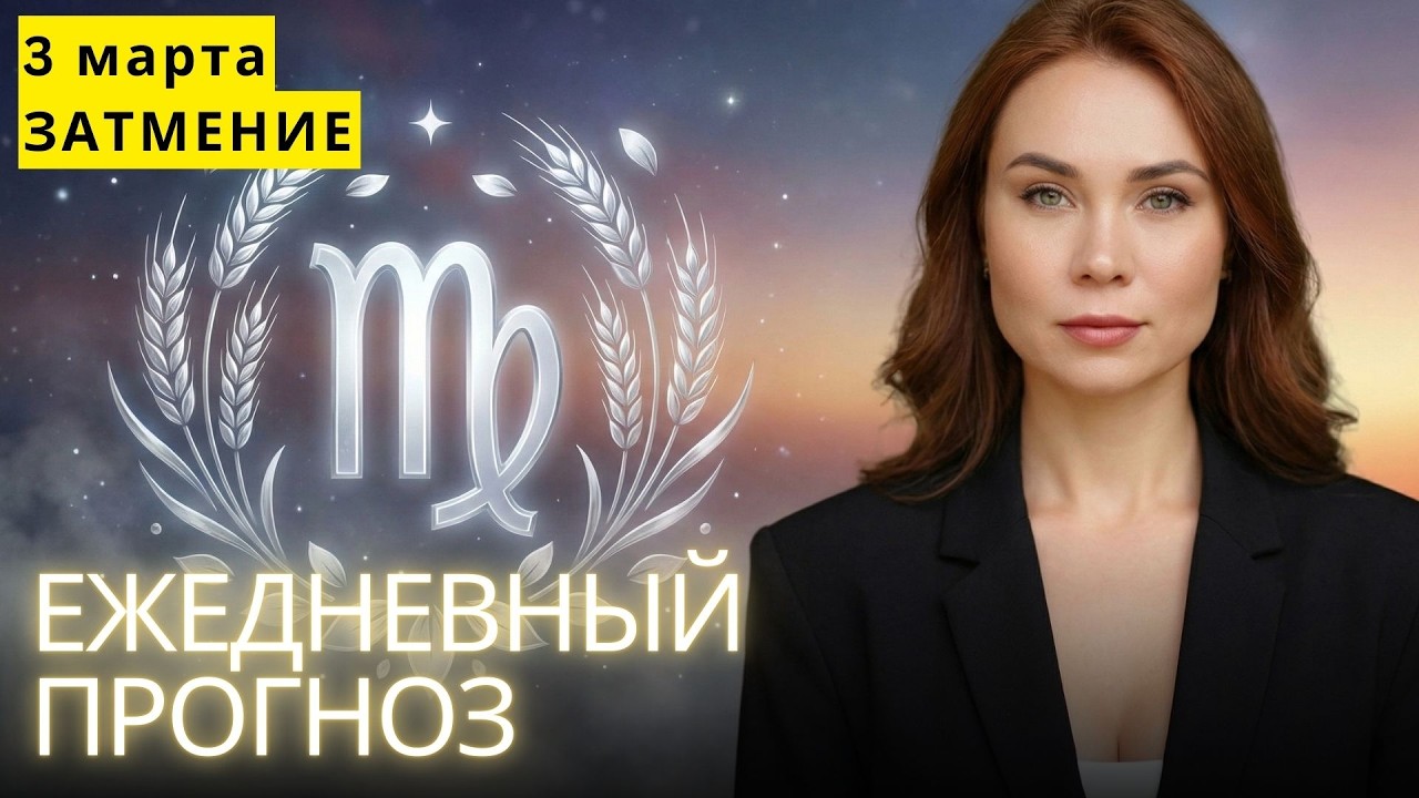 3 марта 2026 — Полное лунное ЗАТМЕНИЕ в Деве. День завершений, откровений и новой свободы 🌕🌑
